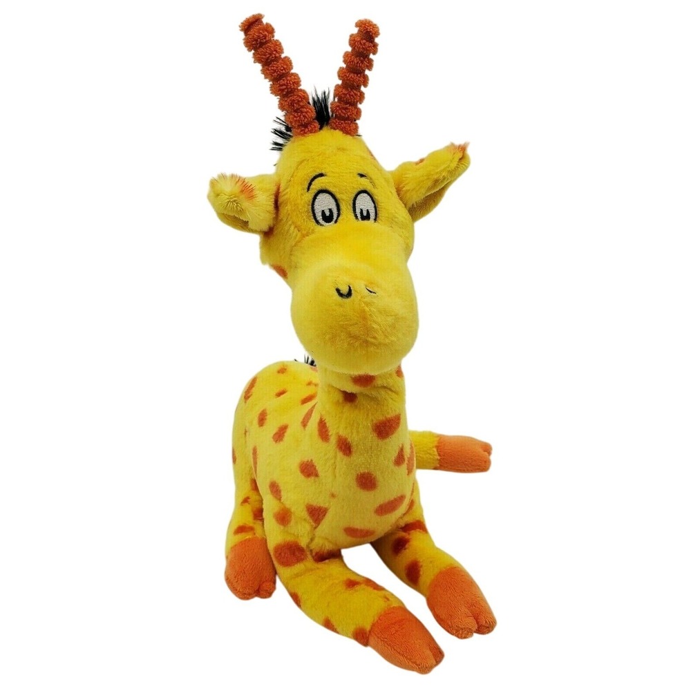 Kohls Cares Dr Seuss Mulberry Street Giraffe 12" Yellow Stuffed Plush Toy